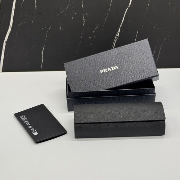 NEW PRADA PRB01V 16K1O1 BLACK WOMEN EYEGLASSES PR B01V 16K1O1, VPR B01 16K1O1 main image 6